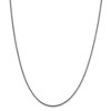 Black Bow Jewelry 1.4mm 14k White Gold Solid Franco Chain Necklace - 2 of 4