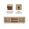 Plank+Beam Mid Century Modern Solid Wood TV Stand with 2 Doors - 3 of 4
