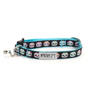 The Worthy Dog Skeletons Breakaway Adjustable Cat Collar - 1 of 3