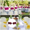 Unique Bargains Banquet Stretch Chair Bands Sashes with Bow Knot - 2 of 4