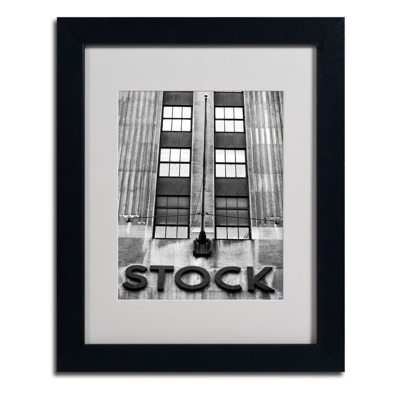 Trademark Fine Art -Yale Gurney 'Wall Street STOCK' Matted Framed Art, 1 of 5