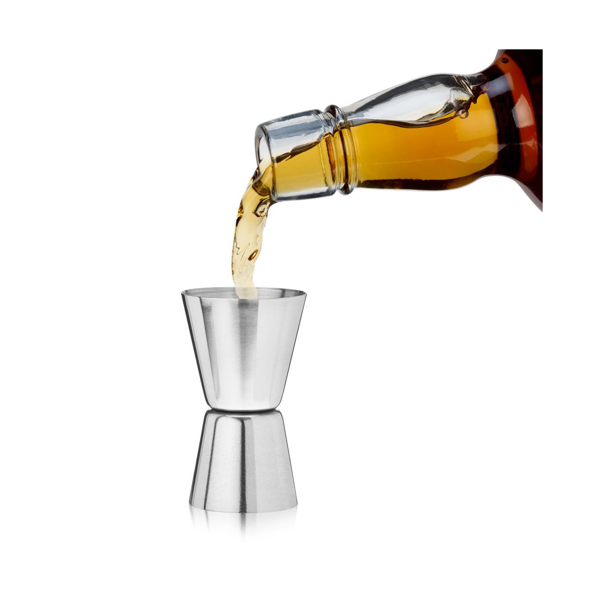 True Big Jig Cocktail Measuring Jigger for Bartending, Durable Stainless Steel Double Jiggers, Bar Tools, Home Bar Accessories 1 oz & 1.5 oz, Set of 1 - thumbnail 8
