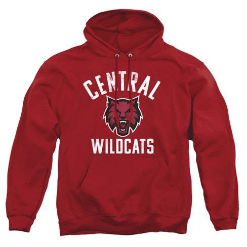 Campus Lab Central Washington University Official Wildcats Logo Adult Pull over Hoodie cardinal Large Target