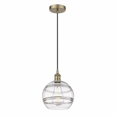 Rochester - 1 Light Cord Hung Mini Pendant In Industrial Style-11.63 Inches Tall and 10 Inches Wide