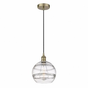 Rochester - 1 Light Cord Hung Mini Pendant In Industrial Style-11.63 Inches Tall and 10 Inches Wide - 1 of 1