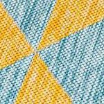 yellow and aqua