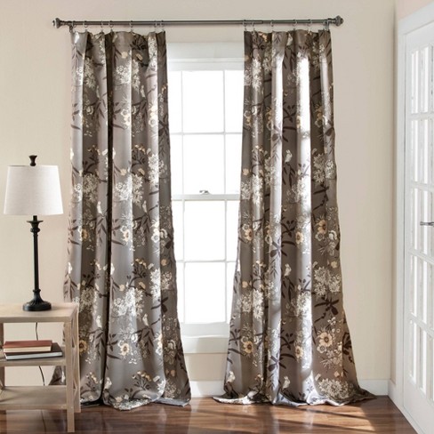Set Of 2 95 X52 Botanical Garden Rod Pocket Room Darkening Window