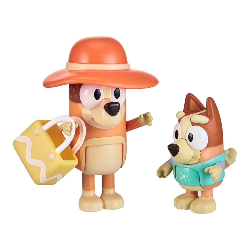 Bluey Beach Mini Figures - 2pk