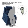 Set of 2 Fabiola Upholstered Lift Assist Power Recliner Chair|ART OF LIVING DESIGNS - 4 of 4