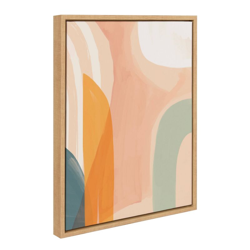 18&#34; x 24&#34; Sylvie Sunrise Over Marrakesh Framed Canvas by Kate Aurelia Holloway Natural - Kate &#38; Laurel All Things Decor, 3 of 9