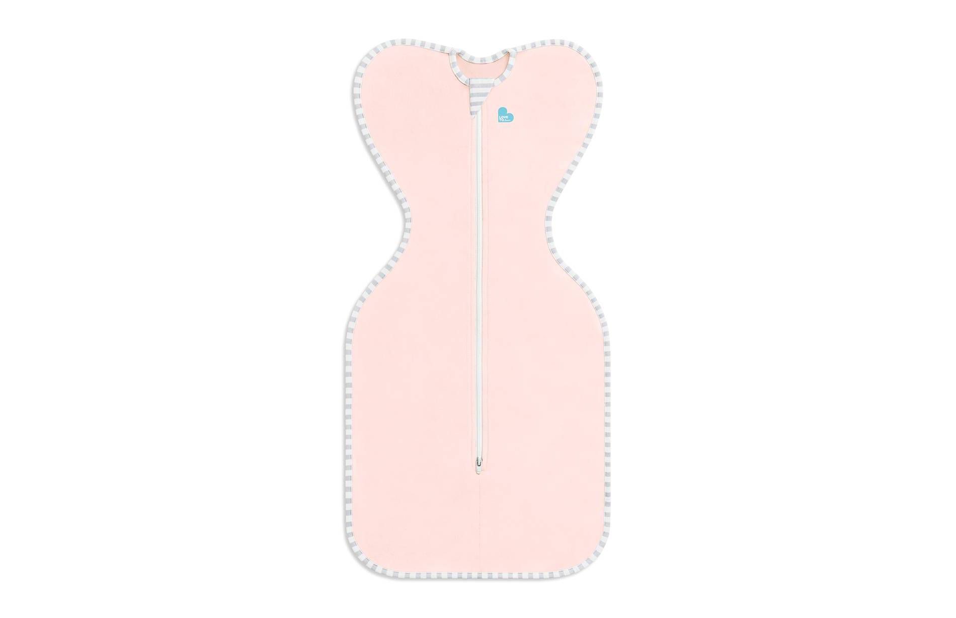 Love to Dream Swaddle Up Lite Sleep Sack - Cotton 0.2 TOG - Light Pink - S