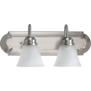 Quorum Lighting 2 - Light Vanity in  Satin Nickel - 1 of 1