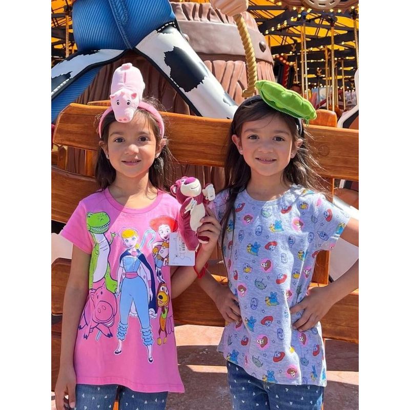 Disney Pixar Toy Story Bo Peep Jessie Girls 4 Pack T-Shirts Toddler, 2 of 9