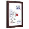 Corporate Thin Red Mahogany Single Image Picture Frame - 2 of 4