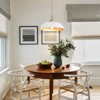 LLHZSY 15 3/4" Modern Industiral Dome Pendant Chandelier for Kitchen Island-Black - 2 of 4