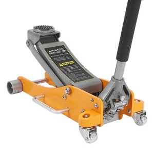 3 Ton Floor Jack Low Profile, Aluminum and Steel Hydraulic Floor Jack, Dual Pistons Quick Lift Pump, High Lifting 3.86"-19.49" - 1 of 4