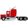 Kenworth W900 Sleeper Cab Red 1/87 (HO) Scale Plastic Model Car by Promotex - 2 of 4