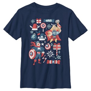 Boy's Husky Marvel Christmas Festive Hero Icons - 1 of 3