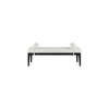 Meridian Furniture,Priscilla Linen Textured Fabric Bench - 3 of 4