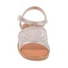 bebe Girls' Sandals - Kids' Open Toe Summer Shoes with Mesh Upper, Perfect Flat Sandals for Girls (Little Girl/Big Girl) - 4 of 4