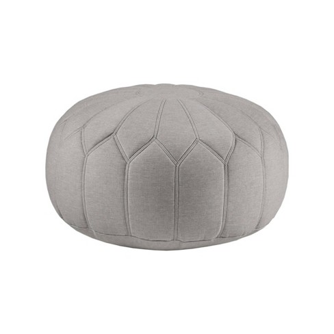 Grey deals pouf ottoman