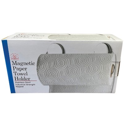 Stainless Steel Magnetic Paper Towel Holder with Strong Magnets