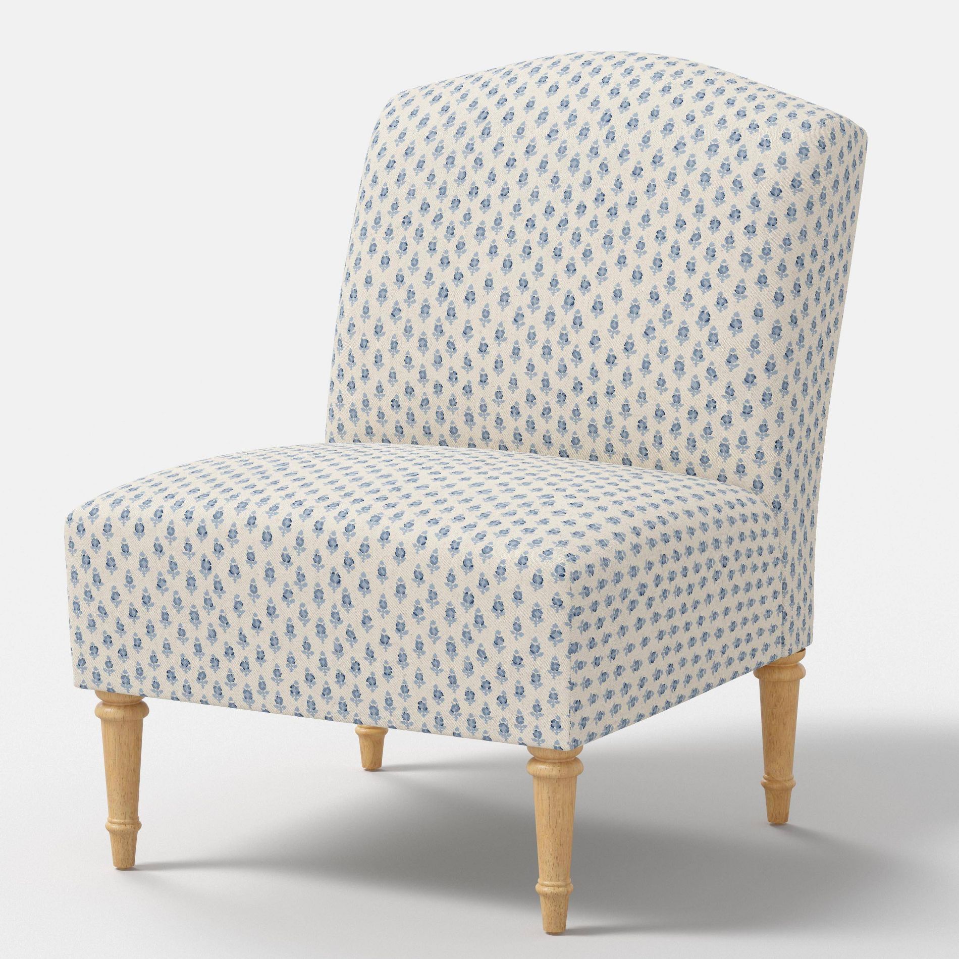 Slipper Chair Bagru Block Blue - Threshold™