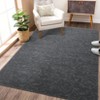 Modern Washable Area Rug with Tree & Floral Print, Foldable Polypropylene, Non-Slip, Low-Pile for Busy Household Spaces - 4 of 4