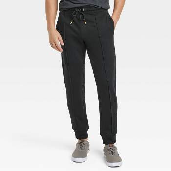 Men's Tapered Fleece Jogger Pants - Goodfellow & Co™ Black L : Target