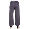 Plus Elastic Waist Flared Leg Palazzo Pants - 24seven Comfort Apparel™ - 3 of 4