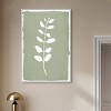 Art Remedy Linen Leaf Screen Minimalistic Botanical and Floral Art Prints Framed - 2 of 4