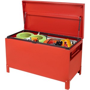 Jobsite Chest,Heavy Duty Truck Bed Toolboxes,Aluminum Alloy Tool Box,Dual Side Hydraulic Levers,Tool Chest for Garage - 1 of 4