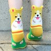 Wrapables Novelty Animal Print Crew Socks (Set of 5), Cute Doggy - 2 of 3