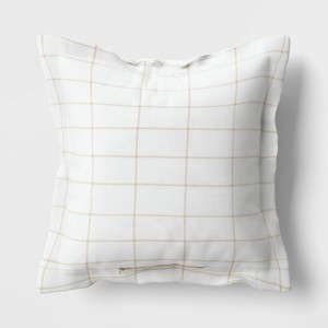 26"x24" Woven Outdoor Deep Seat Pillow Back - Threshold™ - 1 of 4