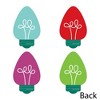 Big Dot of Happiness Christmas Light Bulbs - Decorations DIY Holiday Party Essentials - Set of 20 - 3 of 4