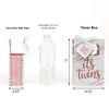 Big Dot of Happiness It's Twin Girls - Pink and Rose Gold Twins Baby Shower Favor Boxes - Set of 12 - 2 of 4