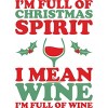Men's Design By Humans Full of Christmas Spirit & Wine By DJBalogh Tank Top - 2 of 3