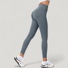 Anna-Kaci Active Women's High Waist Full Length Seamless Leggings with Contoured Fit - 2 of 4