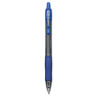 Pilot G2 Premium Retractable Gel Ink Pen Refillable Blue Ink 1mm