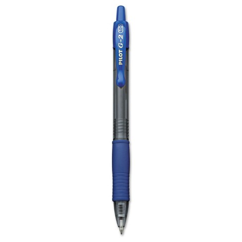 Pilot G2 Retractable Gel Pens, Bold Point, Blue Ink, Dozen (31257)