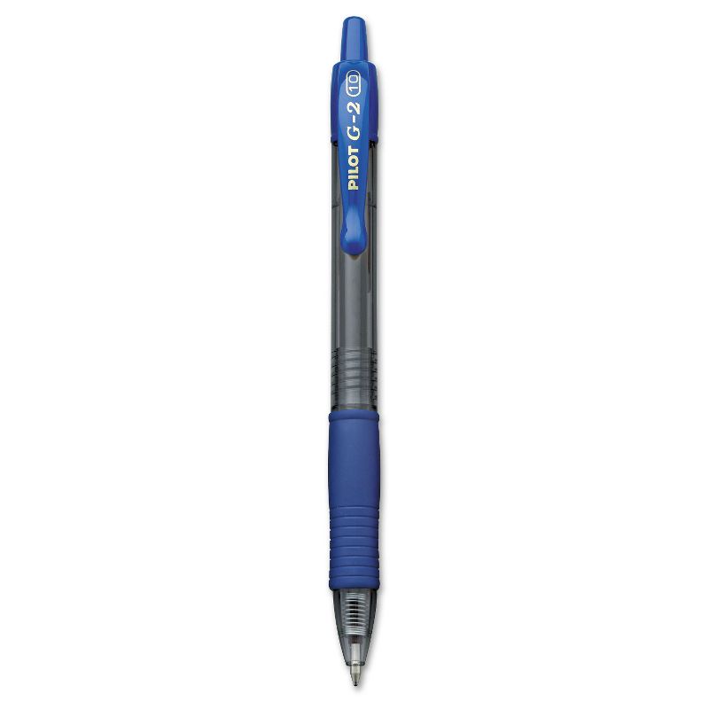 Pilot G2 Premium Retractable Gel Ink Pen Refillable Blue Ink 1mm Dozen 31257, 1 of 5