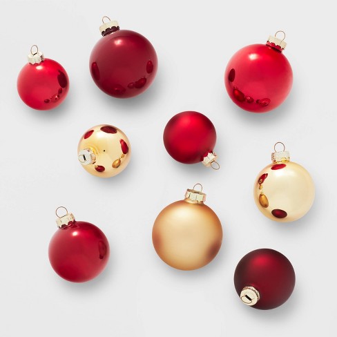 STP Goods Golden Ball Christmas Tree Ornament Set of 6 - Glass
