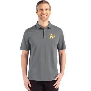 Athletics Cutter & Buck Advantage Refresh Epic Confidence Recycled Mens Big & Tall Tri-Blend Pique Polo - Elemental Grey - 2X Large Tall - 1 of 1