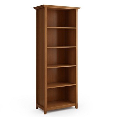 70 Halifax 5 Shelf Bookshelf Golden Brown - WyndenHall