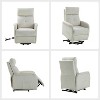 Set of 2 Gina Mid-century Power Remote Recliner with Metal Base| ART OF LIVING DESIGNS - 3 of 4