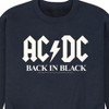 Men's - AC/DC - Glow In The Dark Graphic Fleece Sweatshirt - 2 of 4