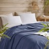 Luxury Bamboo Cotton Blanket – Oversized, Breathable, Jacquard Weave for All-Season, Eco-Friendly Comfort - 2 of 4