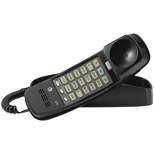 AT&T Corded Trimline Phone with Lighted Keypad (Black)