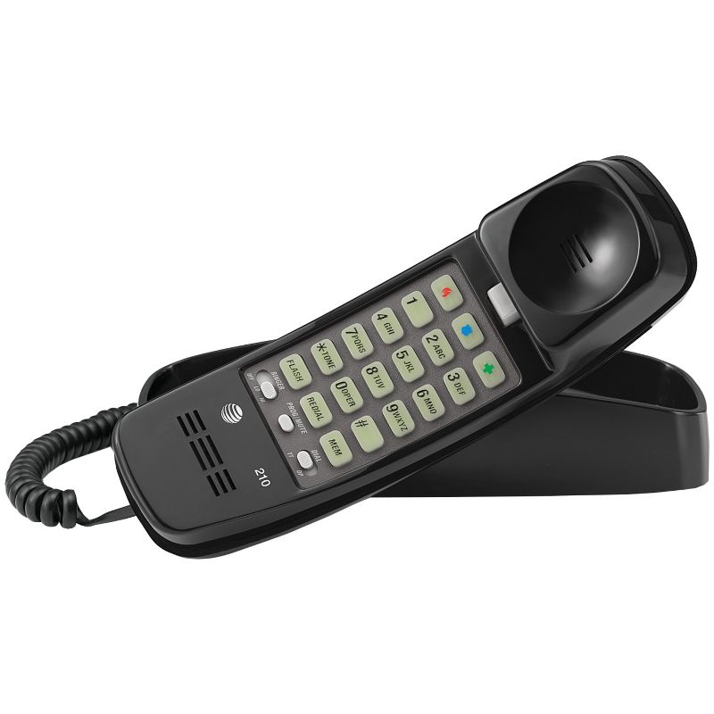 AT&T® Corded Trimline® Phone with Lighted Keypad, 1 of 5