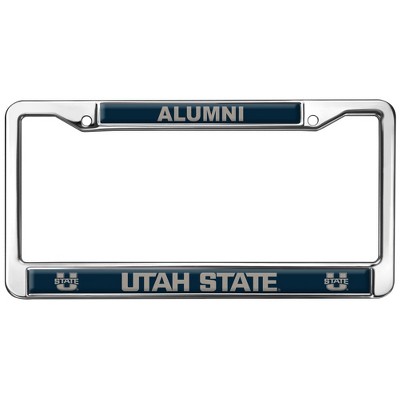 Utah State University Alumni Design Full Size Standard License Plate Metal Frame